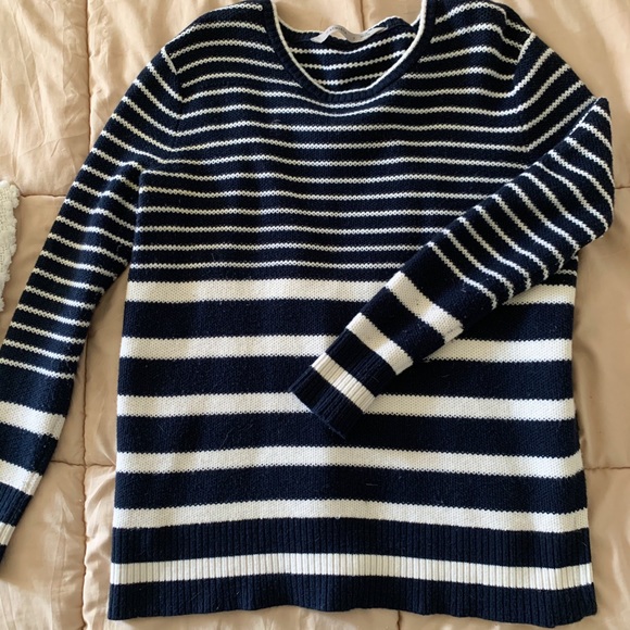 Athleta High Side Split Striped Nylon Wool - Picture 4 of 5